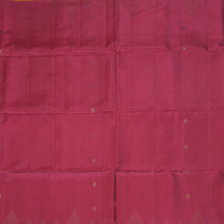 Hayagrivas Pink Handloom Soft Silk Saree KSBE22I29-1
