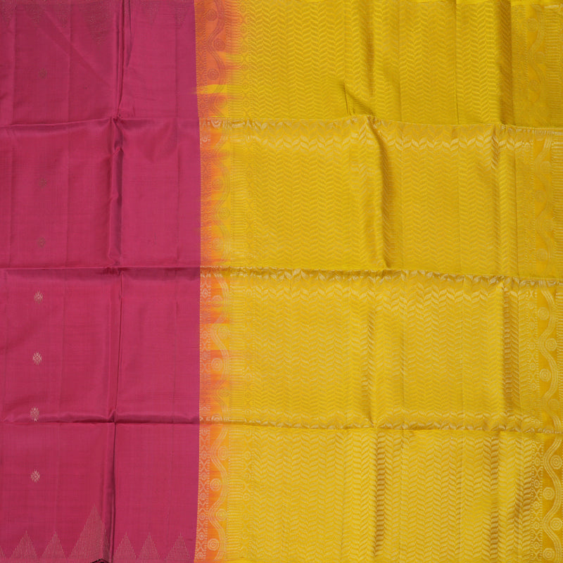 Hayagrivas Pink Handloom Soft Silk Saree KSBE22I29-1
