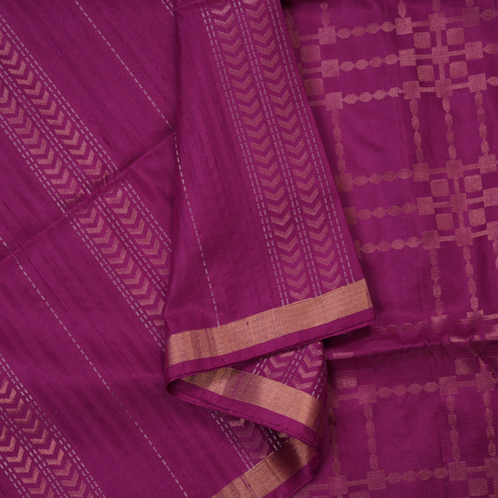 Hayagrivas Purple Pure Soft Silk Saree KSBE22I3-1