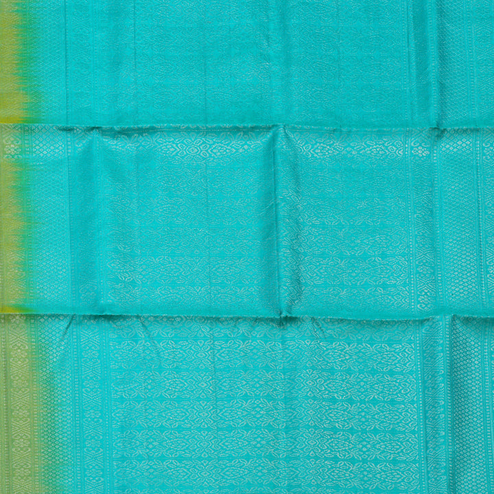 Hayagrivas Lime Green Handloom Soft Silk Saree KSBE22I4-1