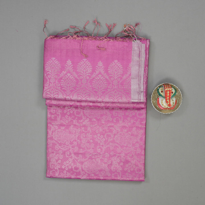 Hayagrivas Magenta Pink Pure Soft Silk Saree KSBE22I7-1