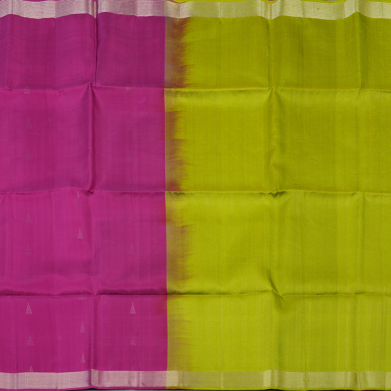 Hayagrivas Magenta Pure Soft Silk Saree KSBE24I1-1