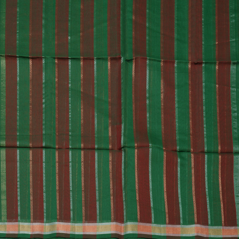 Hayagrivas Green Kora Silk Cotton Saree KSBE27I2-1
