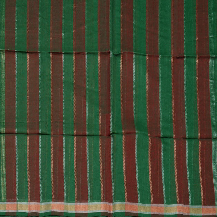 Hayagrivas Green Kora Silk Cotton Saree KSBE27I2-1