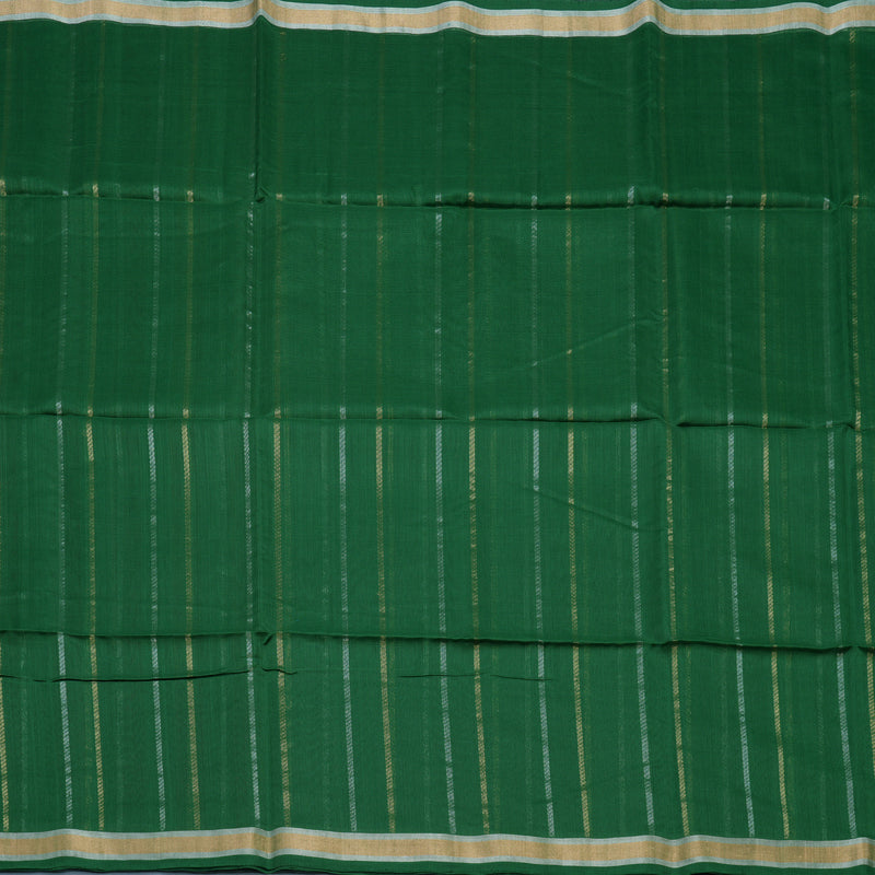 Hayagrivas Green Kora Silk Cotton Saree KSBE27I2-1