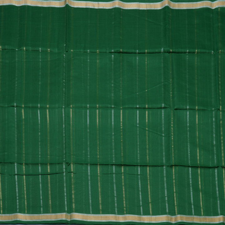 Hayagrivas Green Kora Silk Cotton Saree KSBE27I2-1