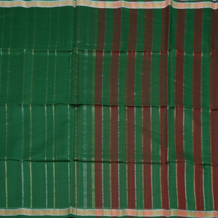 Hayagrivas Green Kora Silk Cotton Saree KSBE27I2-1