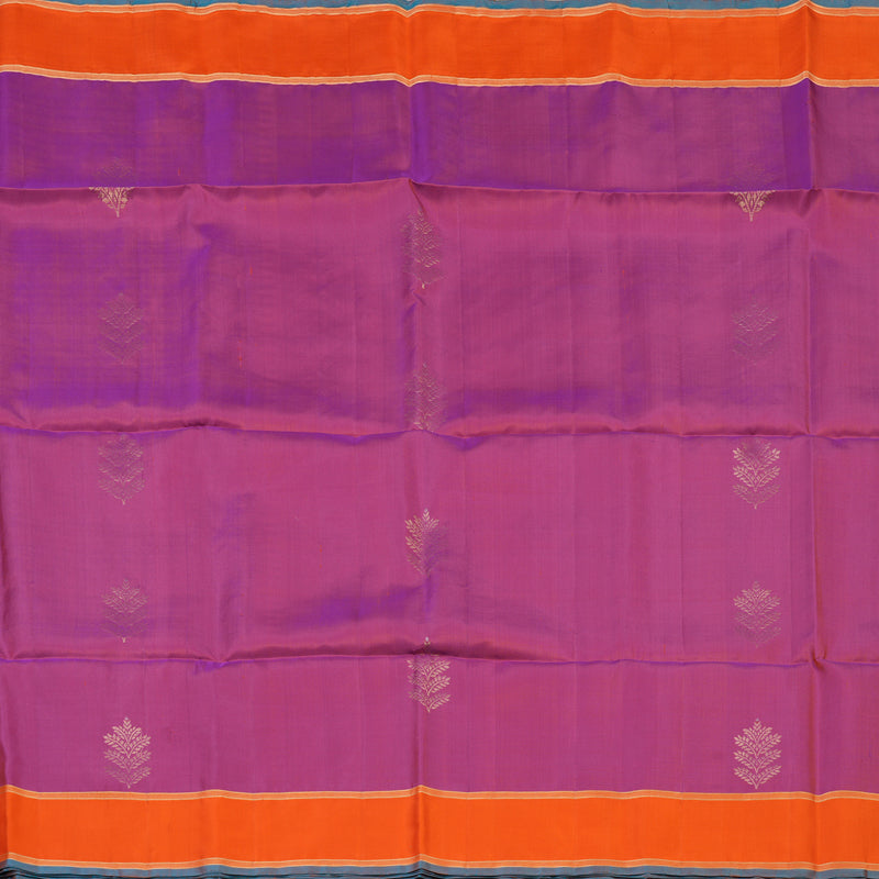 Hayagrivas Purple Handloom Soft Silk Saree KSBE28I1-3