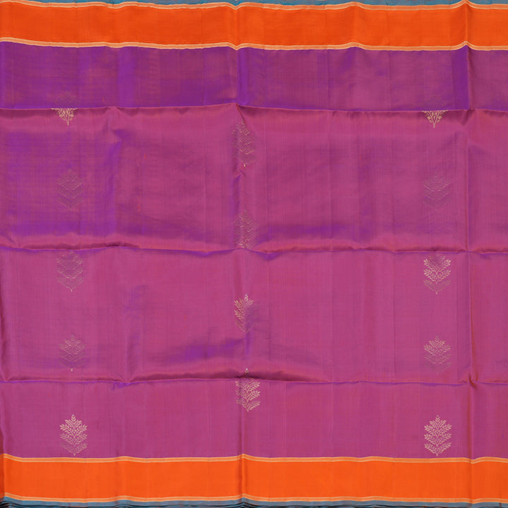 Hayagrivas Purple Handloom Soft Silk Saree KSBE28I1-3