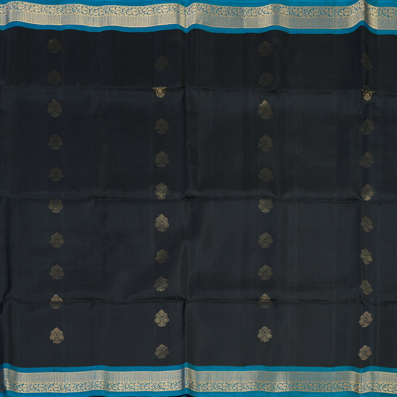 Hayagrivas Black Handloom Soft Silk Saree KSBE28I2-11