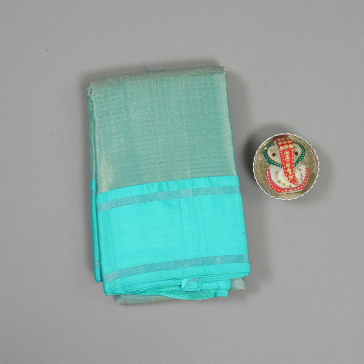 Hayagrivas Powder Blue Pure Tissue Soft Silk Saree KSBE28I2-3