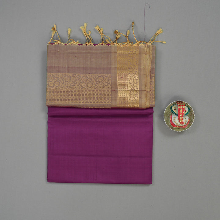 Hayagrivas Purple Pure Soft Silk Saree KSBE28I2-5