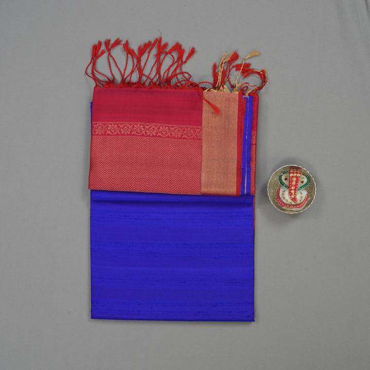 Hayagrivas Ms Blue Pure Soft Silk Saree KSBE28I2-6