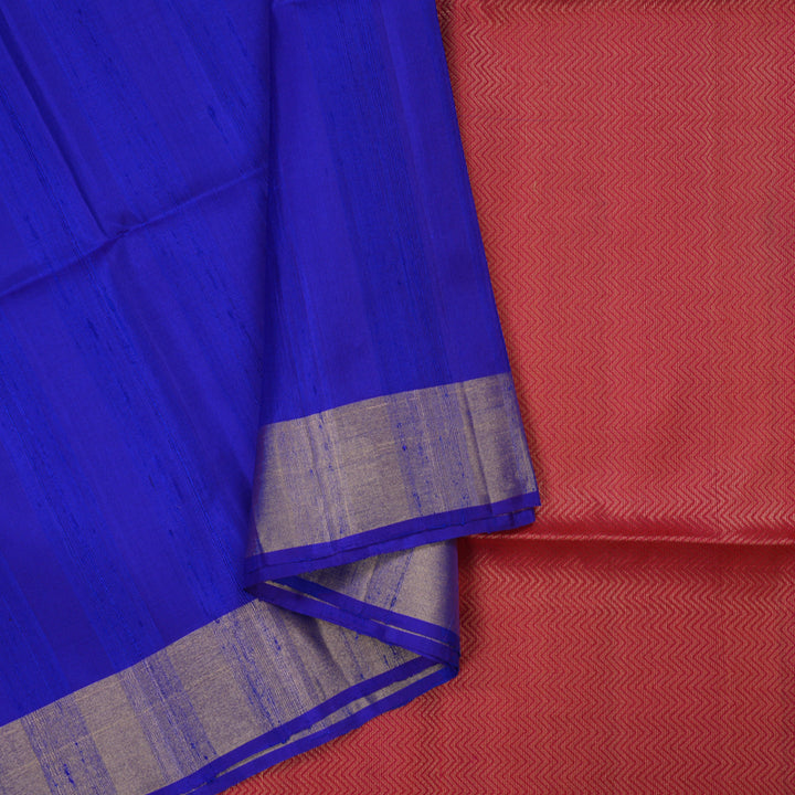 Hayagrivas Ms Blue Pure Soft Silk Saree KSBE28I2-6