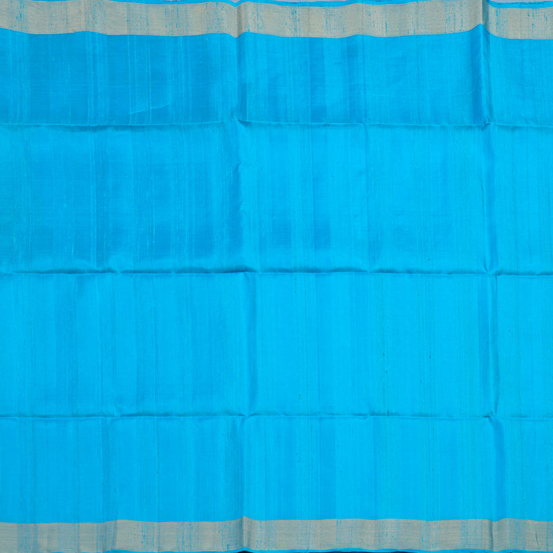 Hayagrivas Sky Blue Handloom Soft Silk Saree KSBE28I3-1