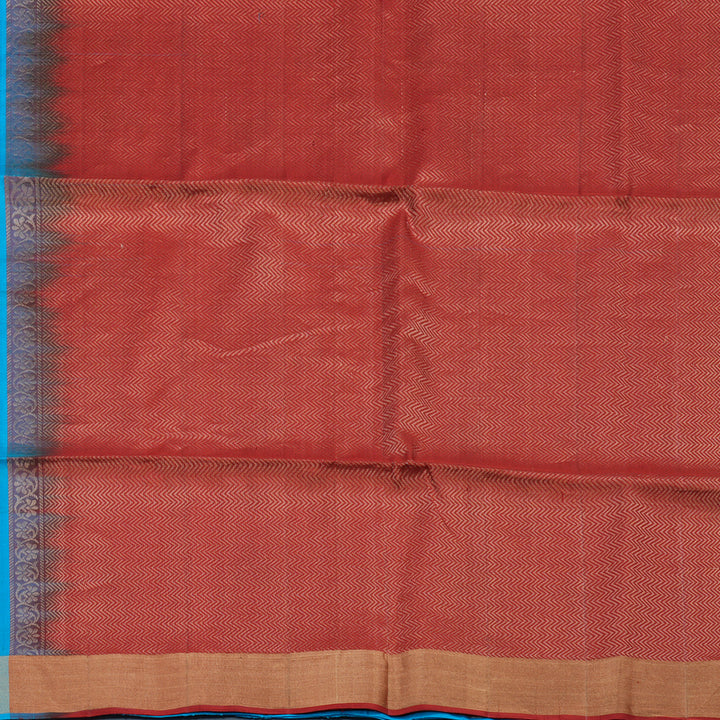 Hayagrivas Sky Blue Handloom Soft Silk Saree KSBE28I3-1