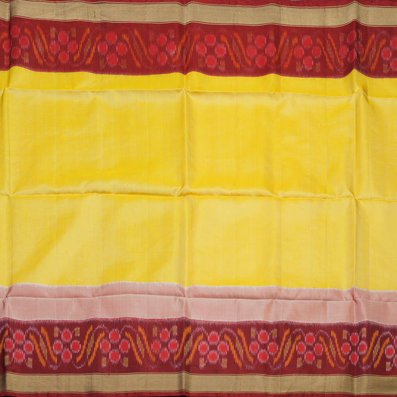 Hayagrivas Yellow Pure Soft Silk Saree KSBE28I4-1