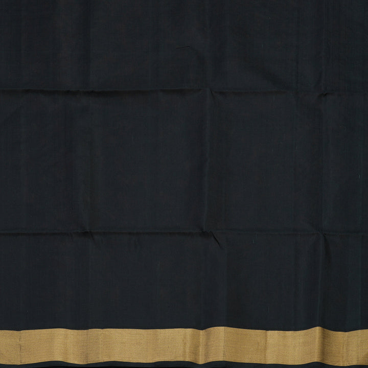 Hayagrivas Burnt Orange Pure Ikkat Soft Silk Saree KSBE28I4-5