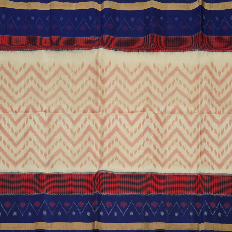 Hayagrivas Sandal Pure Ikkat Soft Silk Saree KSBE28I5-2
