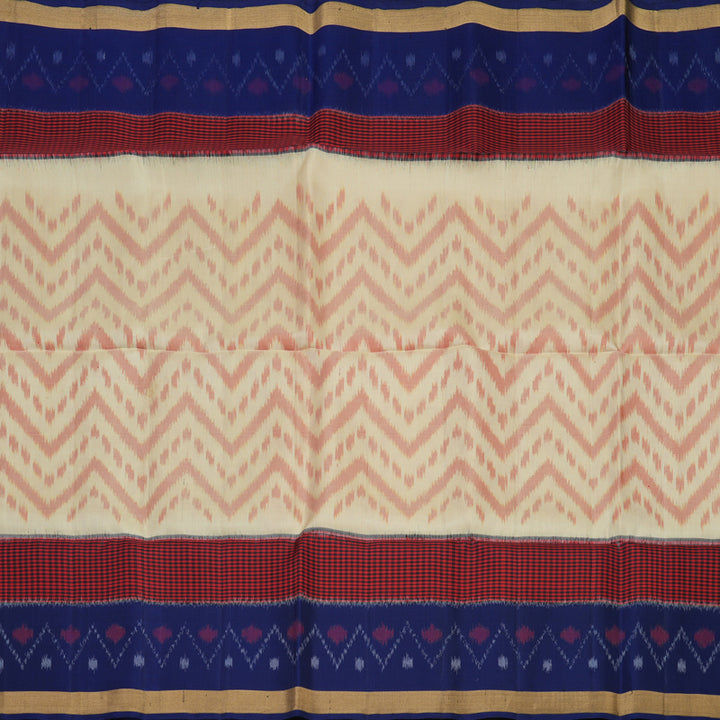 Hayagrivas Sandal Pure Ikkat Soft Silk Saree KSBE28I5-2
