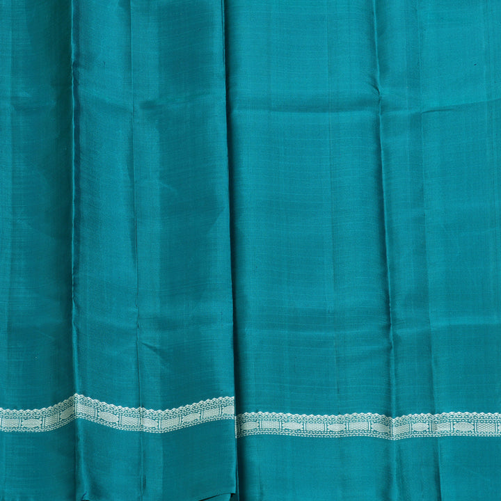 Hayagrivas Handloom Lime Green Kanjivaram Silk Saree KSBE29I6-3