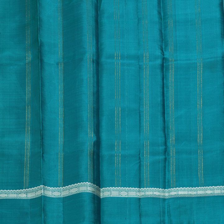 Hayagrivas Handloom Lime Green Kanjivaram Silk Saree KSBE29I6-3