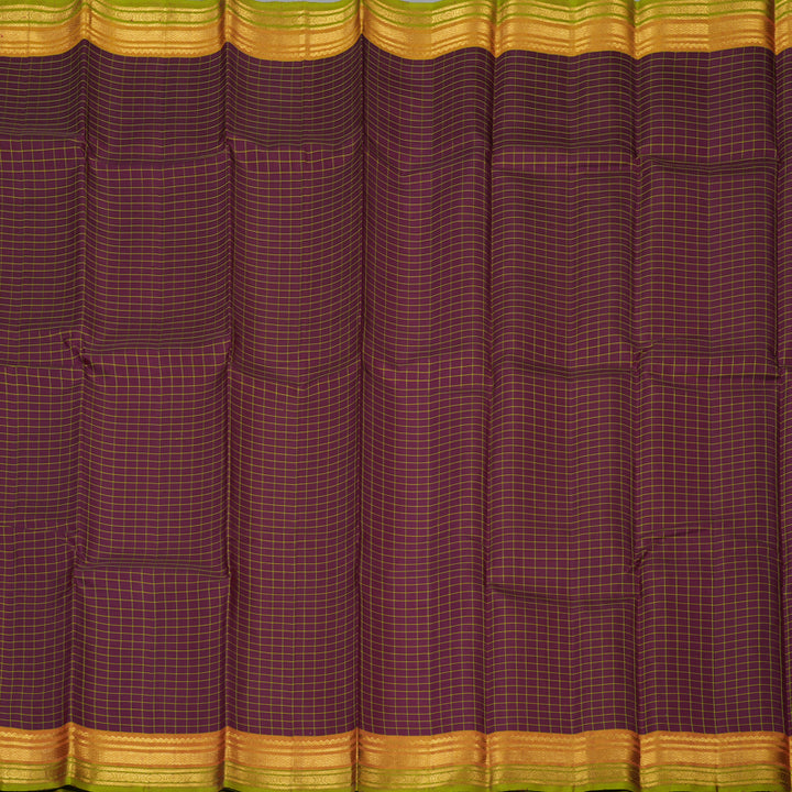 Hayagrivas Handloom Burgundy Kanjivaram Silk Saree KSBE29I8-1