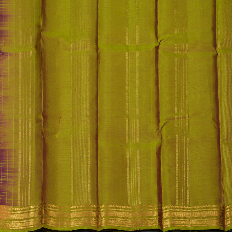 Hayagrivas Handloom Burgundy Kanjivaram Silk Saree KSBE29I8-1