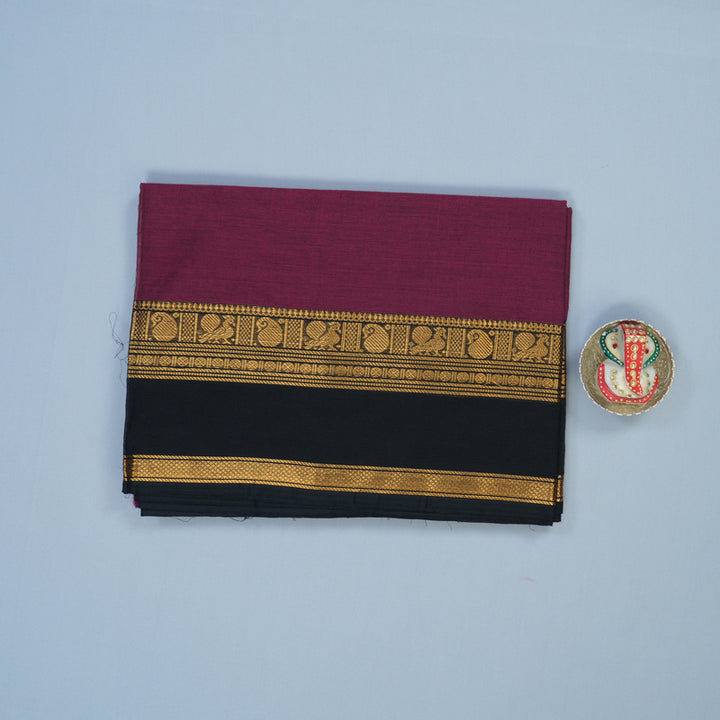 Hayagrivas Wine Pure Chettinad Cotton Saree KSBE2H2-11