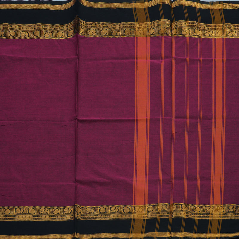 Hayagrivas Wine Pure Chettinad Cotton Saree KSBE2H2-11