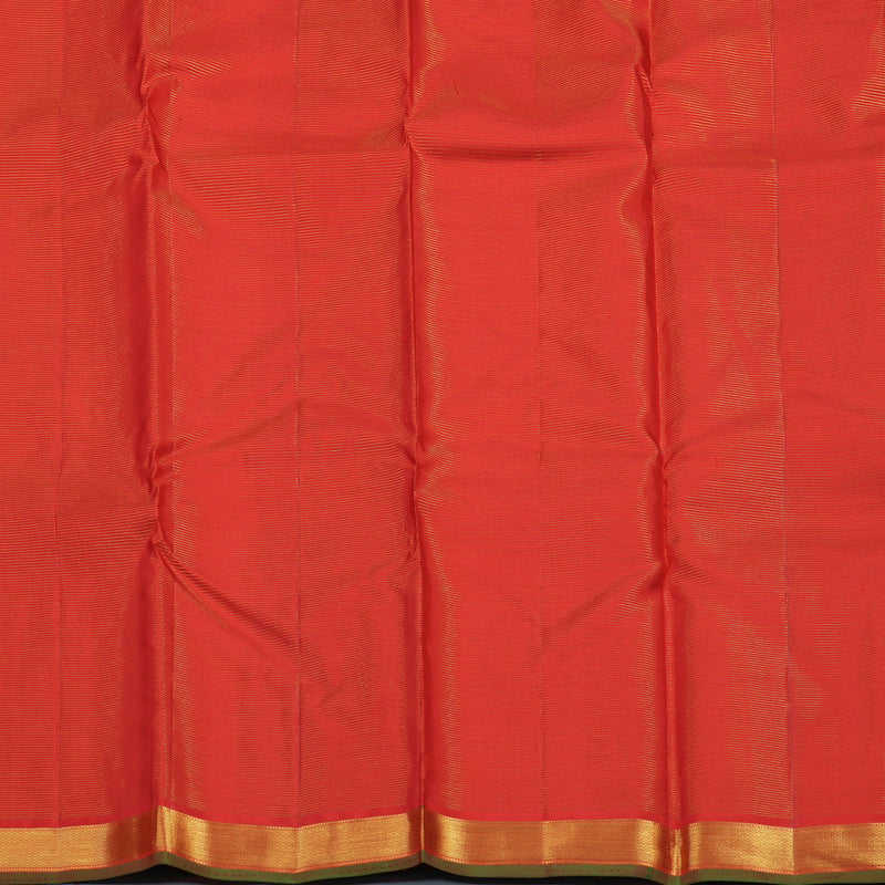 Hayagrivas Handloom Red Kanjivaram Silk Saree KSBE4H13-2