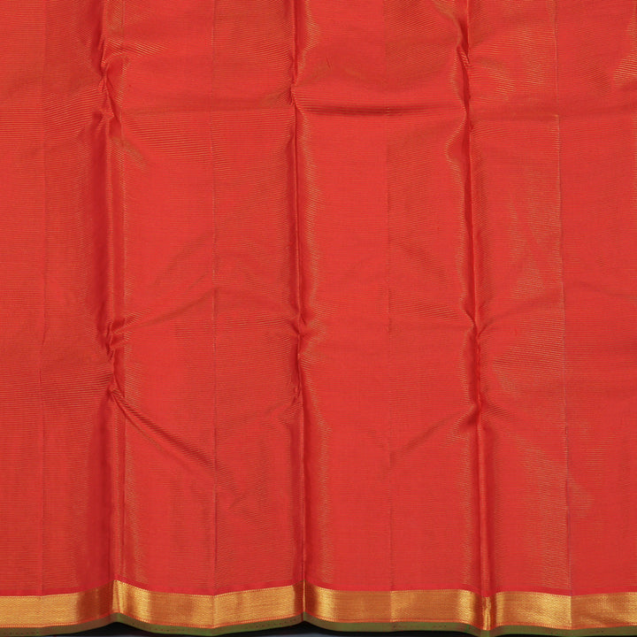 Hayagrivas Handloom Red Kanjivaram Silk Saree KSBE4H13-2