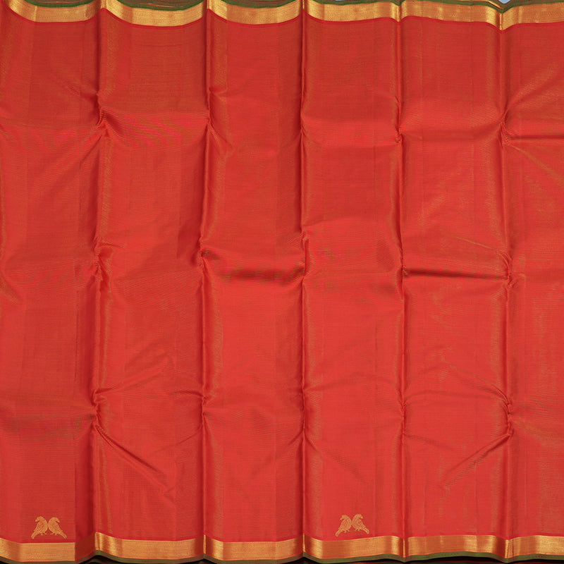 Hayagrivas Handloom Red Kanjivaram Silk Saree KSBE4H13-2