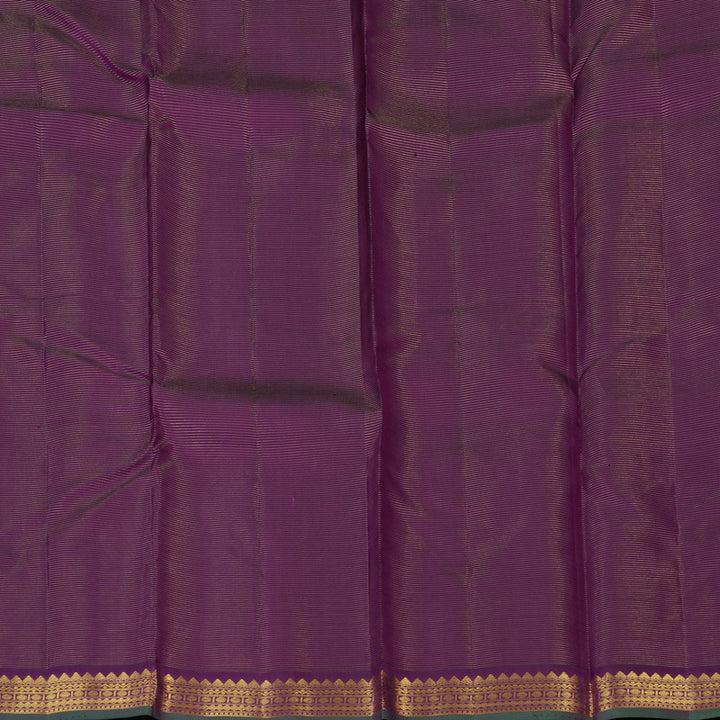Hayagrivas Handloom Violet Kanjivaram Silk Saree KSBE4H13-3