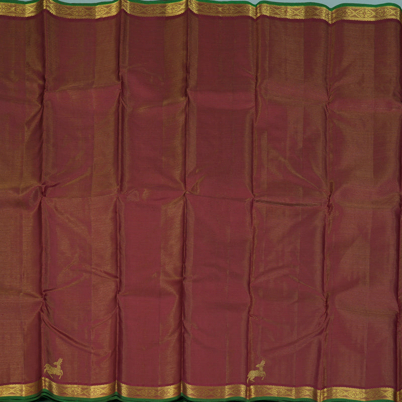 Hayagrivas Handloom Maroon Kanjivaram Silk Saree KSBE4H13-4