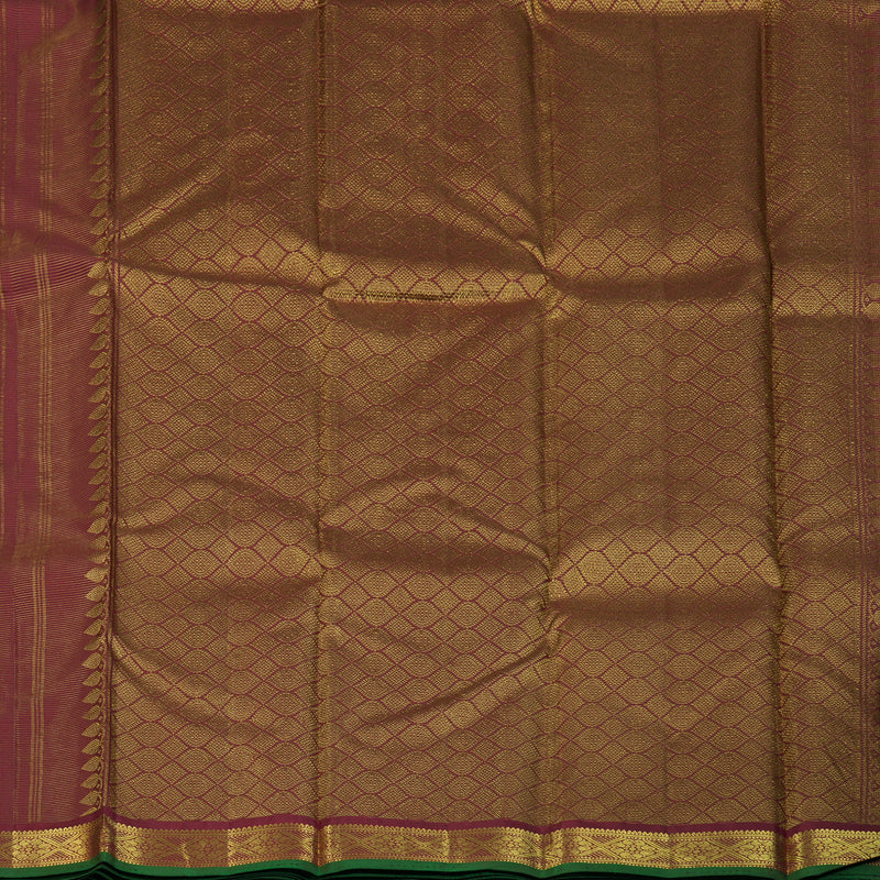 Hayagrivas Handloom Maroon Kanjivaram Silk Saree KSBE4H13-4