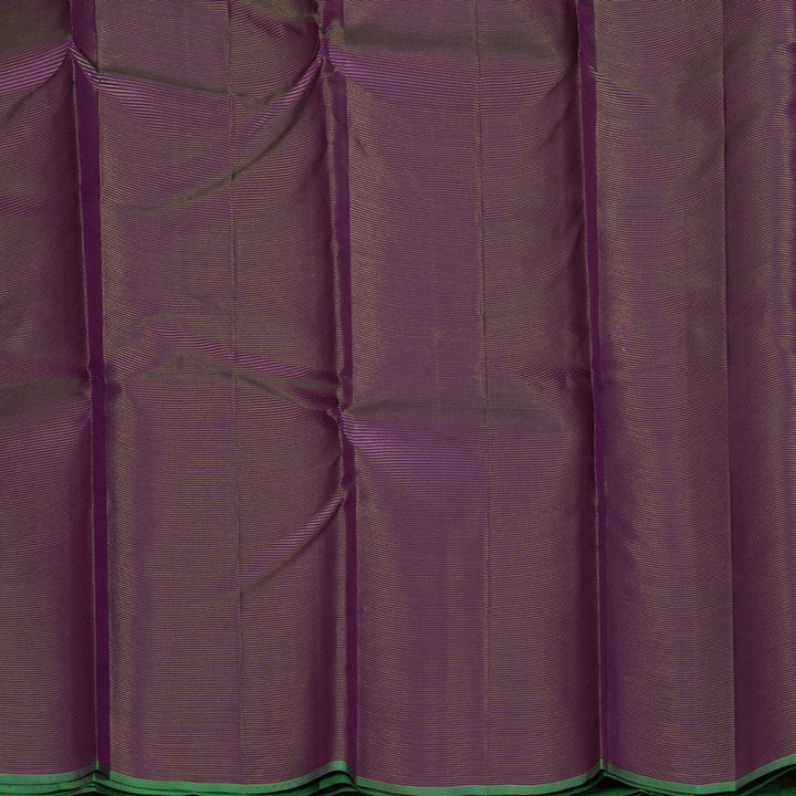 Hayagrivas Handloom Purple Kanjivaram Silk Saree KSBE4H14-1