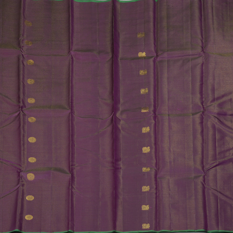 Hayagrivas Handloom Purple Kanjivaram Silk Saree KSBE4H14-1