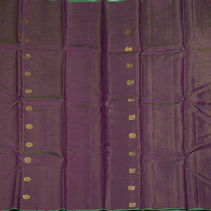 Hayagrivas Handloom Purple Kanjivaram Silk Saree KSBE4H14-1
