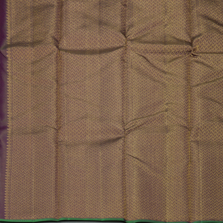 Hayagrivas Handloom Purple Kanjivaram Silk Saree KSBE4H14-1