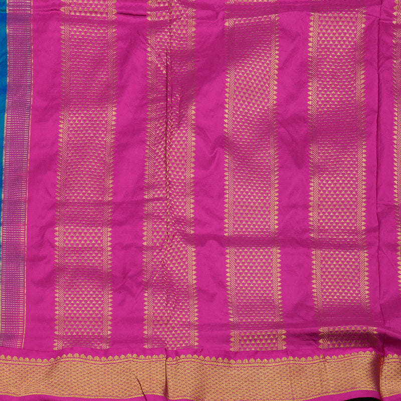 Hayagrivas Handloom Mayilkazhuthu Ten Yards Silk Madisar KSBE59K1-19