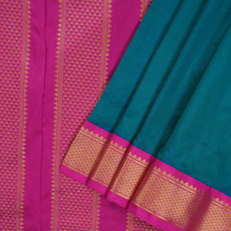 Hayagrivas Handloom Mayilkazhuthu Ten Yards Silk Madisar KSBE59K1-19