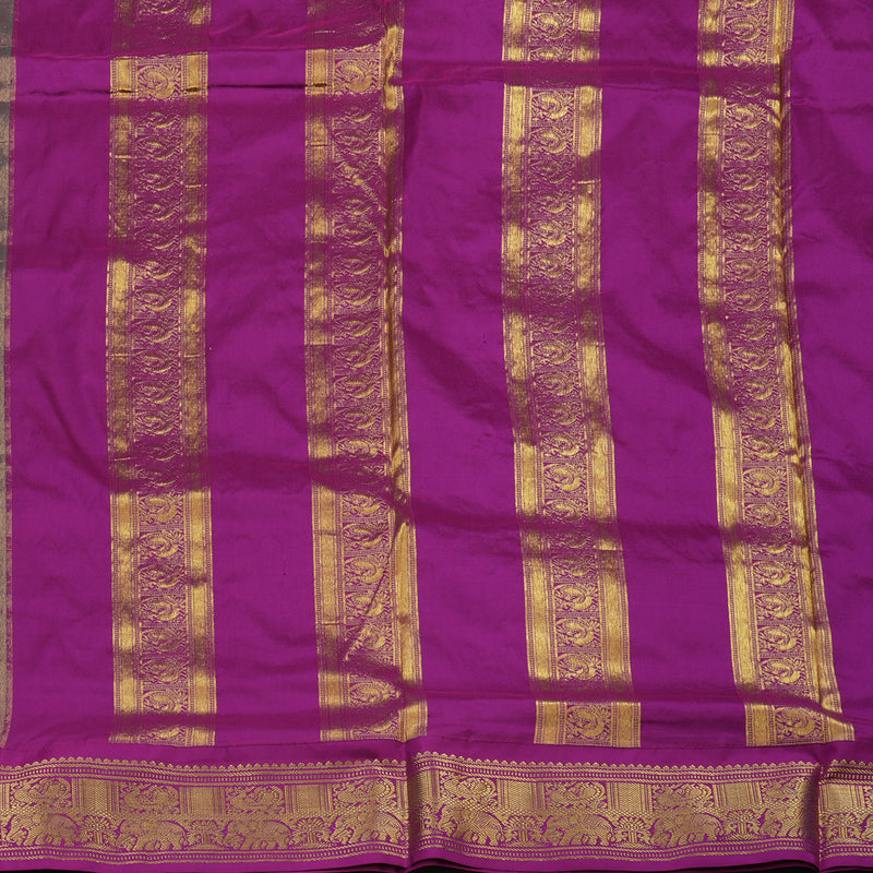 Hayagrivas Handloom Pastel Green Ten Yards Silk Madisar KSBE59K1-23