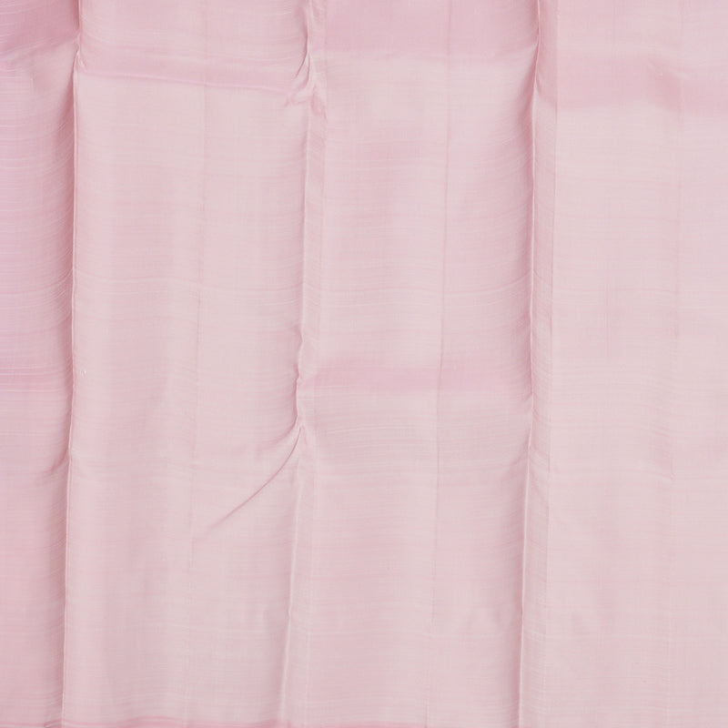 Hayagrivas Handloom Kanjivaram Powder Blue Silk Saree with Pastel Pink Border KSBE5H14-12