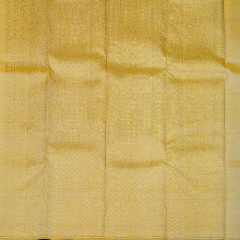 Hayagrivas Handloom Kanjivaram Half White Silk Saree with Sandal Border KSBE5H14-15