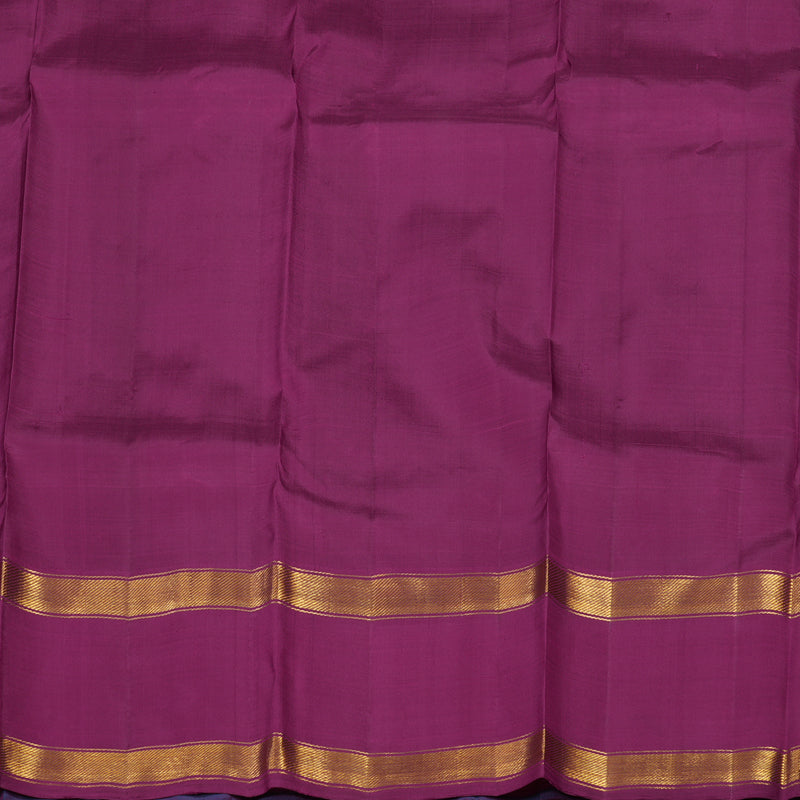 Hayagrivas Handloom Dual Tone (Purple & Blue) Kanjivaram Silk Saree KSBE5H3-2