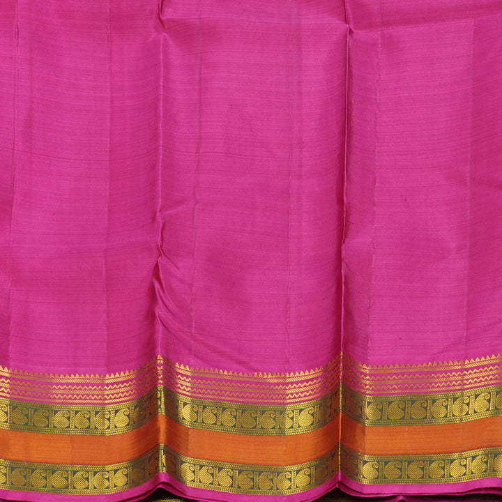 Hayagrivas Handloom Wine Maroon Kanjivaram Silk Saree KSBE65L1-1
