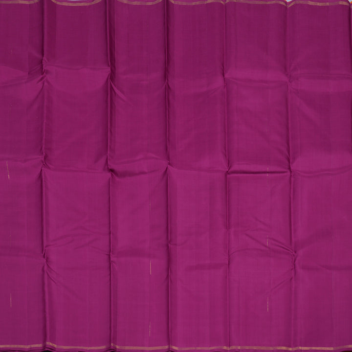 Hayagrivas Handloom Purple Kanjivaram Silk Saree KSBE66L1-2