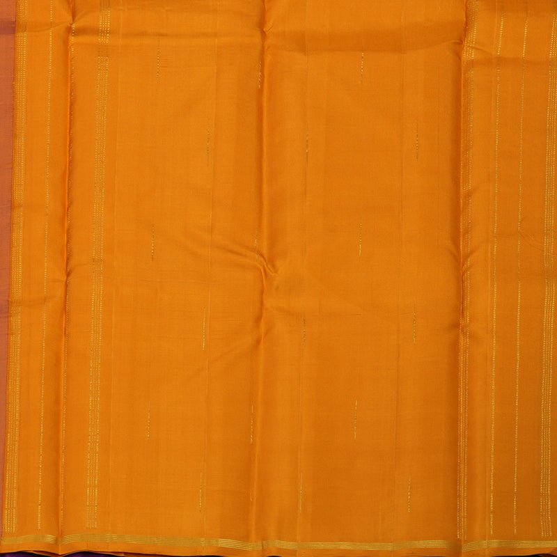 Hayagrivas Handloom Purple Kanjivaram Silk Saree KSBE66L1-2