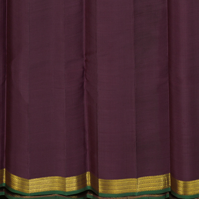 Hayagrivas Violet Pure Kanjivaram Silk Saree KSBE66L3-1